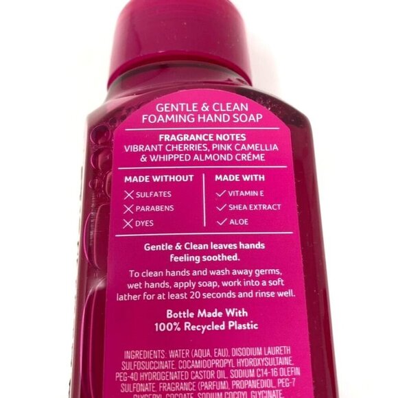 Bath & Body Works Perfect In Pink Foaming Hand Soap 8.75 Fl Oz Set of 2 - Picture 5 of 6